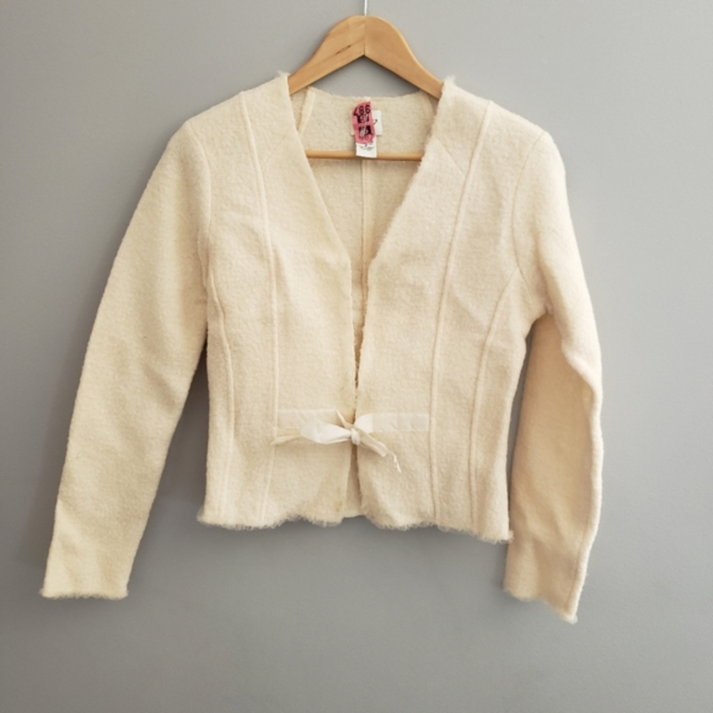 Vintage cream‎ Kenji wool forted jacket small